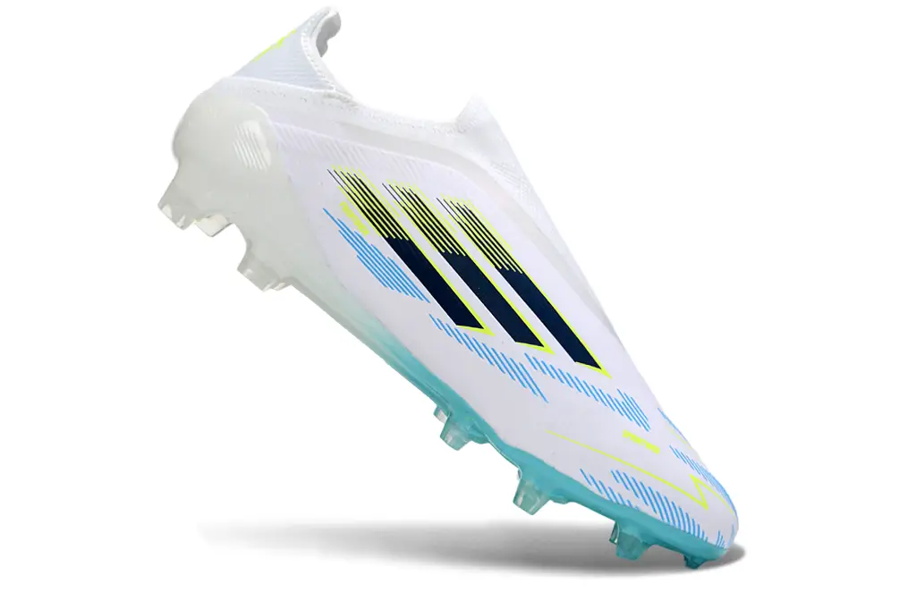 Adidas F50 Elite FG Laceless football boot on grass