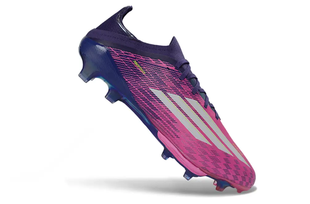 Close-up of Adidas F50+ Elite FG football boot featuring durable upper and responsive sole